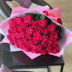 51 розовая роза