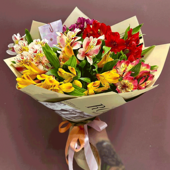 Букет 11 альстромерий в Евпатории