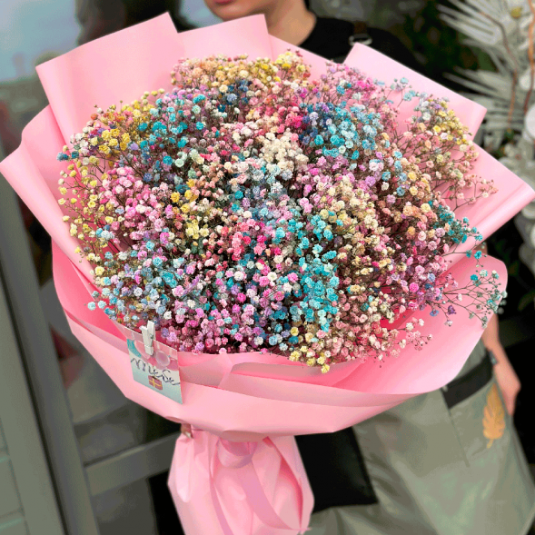 Букет Радужная гипсофила Макс в Евпатории