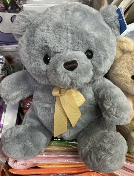 Плюшевый мишка тёмный 30-35 см. в Евпатории