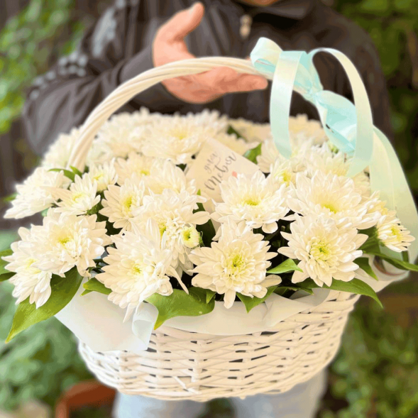 Композиция в корзине &quot;Блеск цветов&quot; в Евпатории